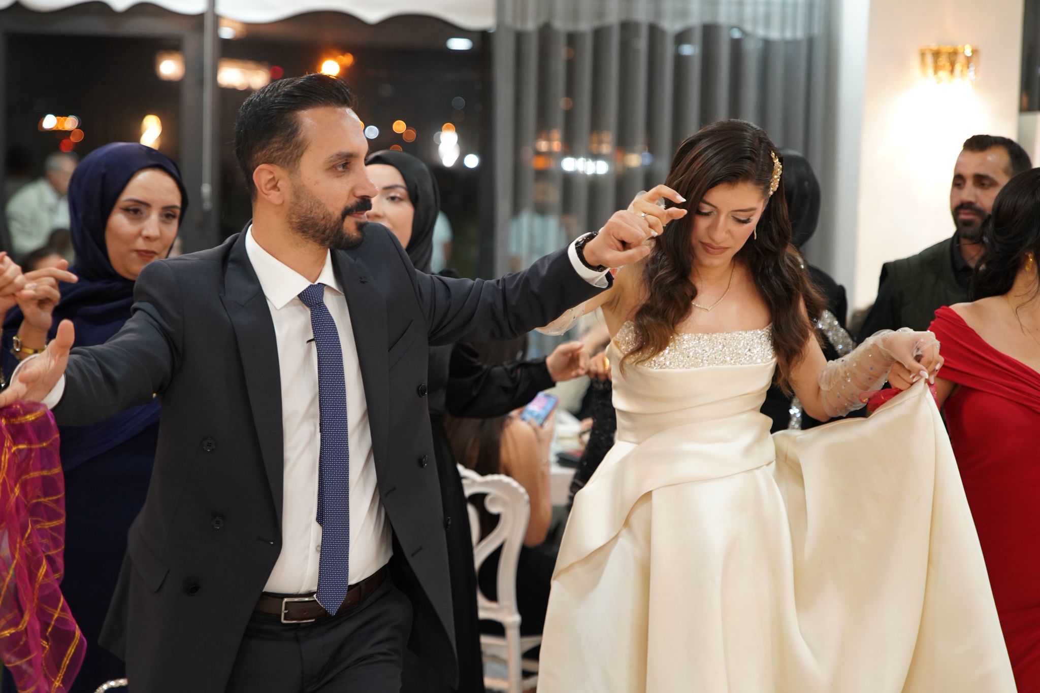 Helin ve Mahmut eğlenirken